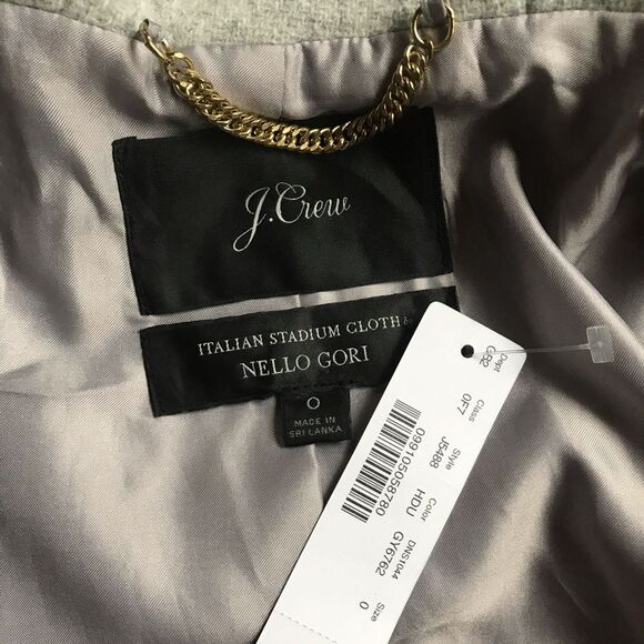 NWT. JCrew Chateau parka in Italian stadium wool Sz 0 - Picture 6 of 8